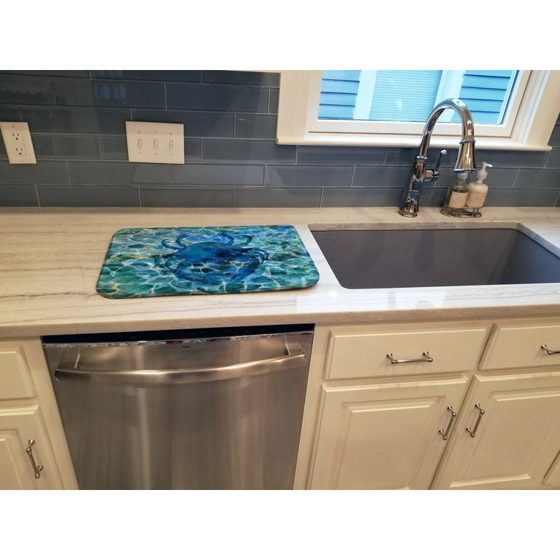 Tapis de séchage sous eau crabe