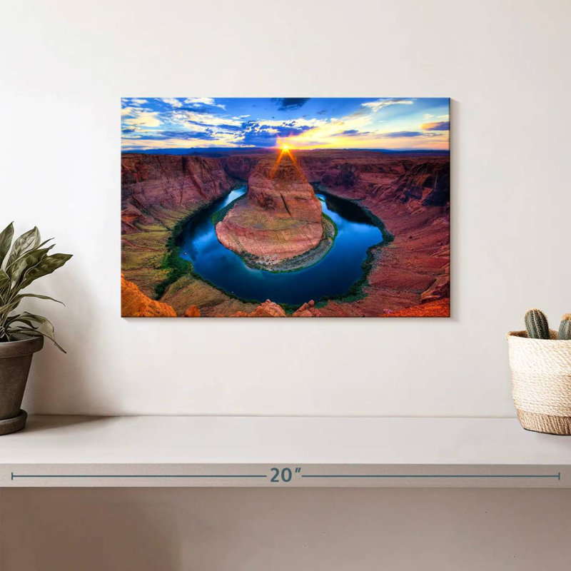 Alvord Dramatic Horseshoe Bend, H 8 po x l 12 po
