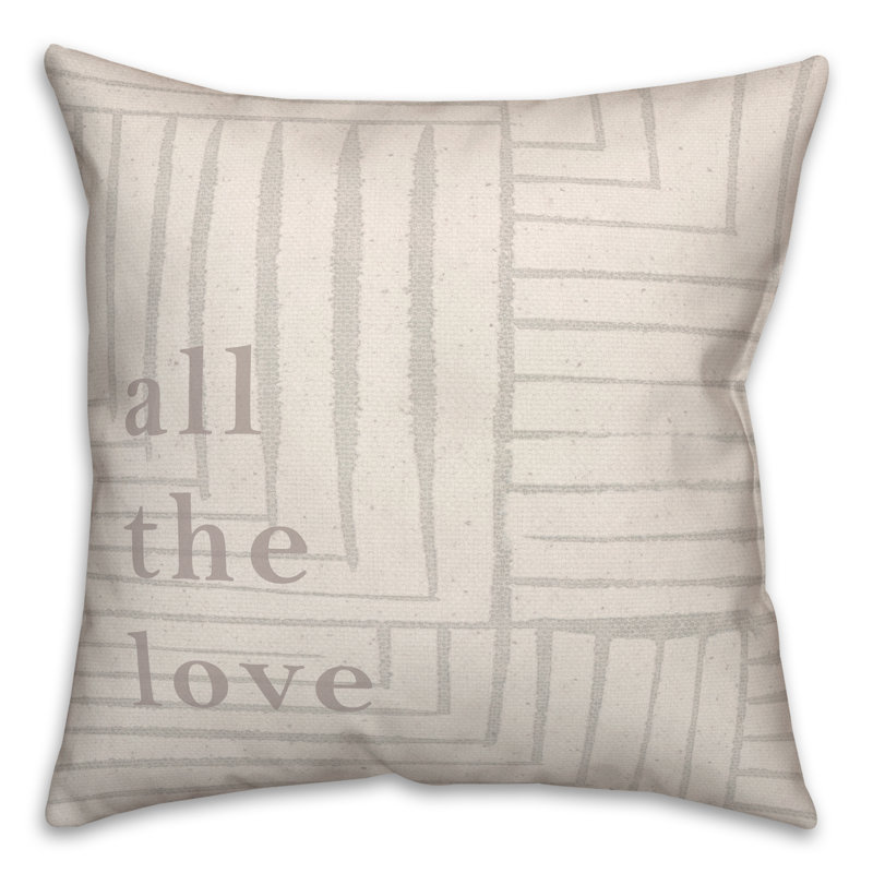 Abstract Outdoor Reversible Throw Pillow