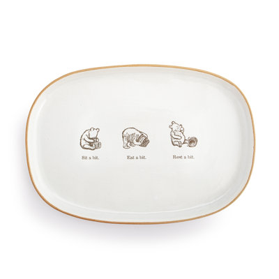 Sit A Bit Oval Platter - 15.5X11in