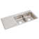 Lustertone 48" L x 22" W Double Basin Drop-In Kitchen Sink