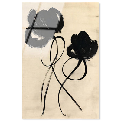 Décoration murale Florals in the Minimal II par Art Remedy, prête à être accrochée