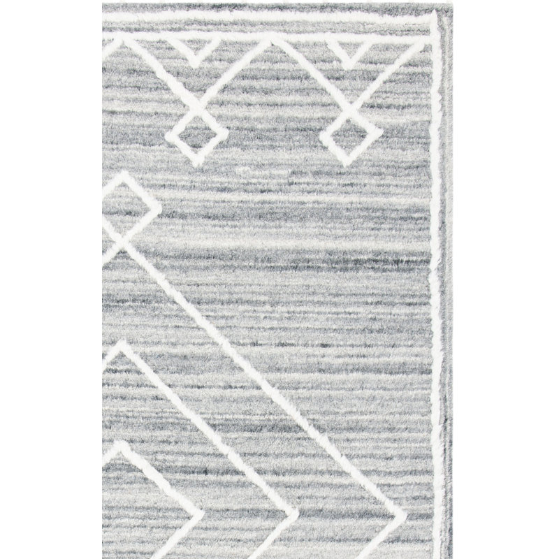 Casablanca Hand Tufted Wool Southwestern Rug, Runner 2'3" x 9'