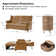 Castres Transitional 2-Piece Living Room Set With Sofa And End Table
