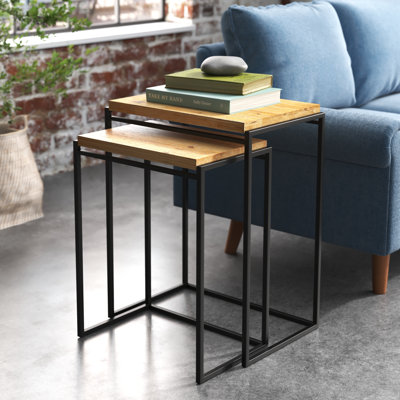Solid Wood Top Nesting Tables