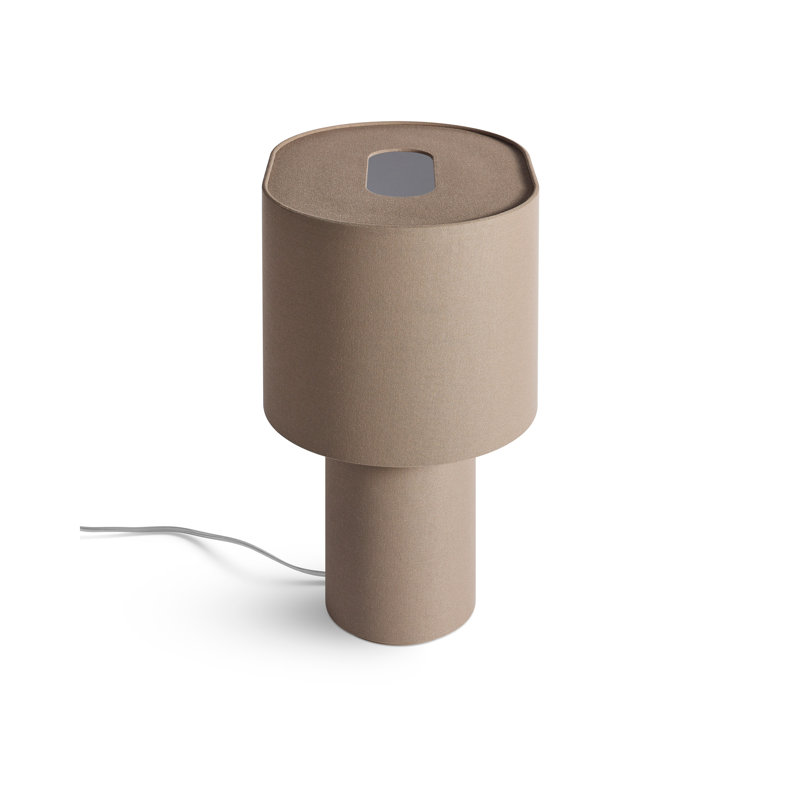 Hilla Table Lamp, 17" H x 14" W x 10" D, Dark Olive