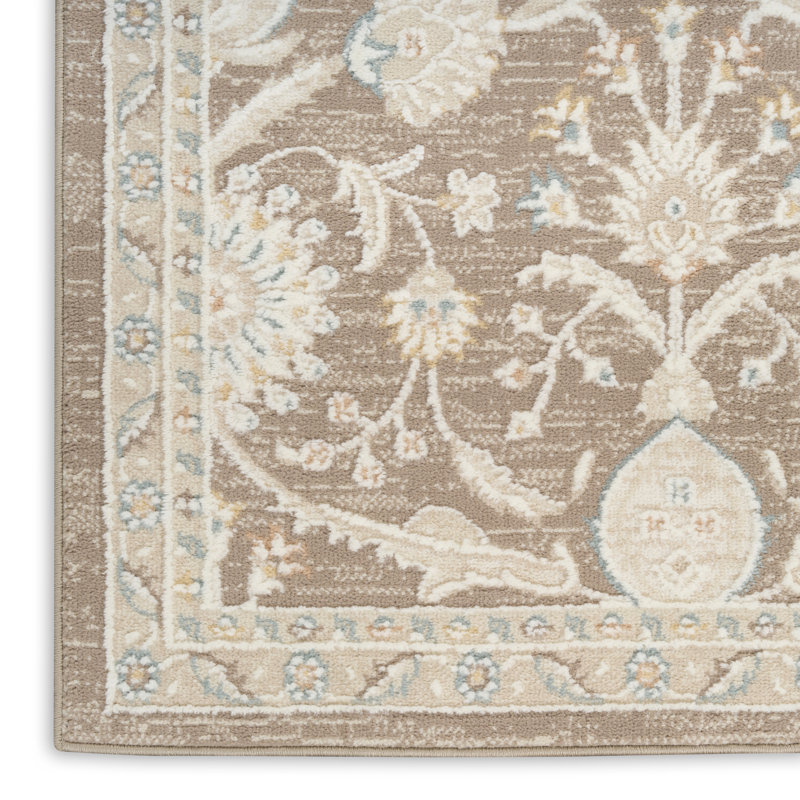 Classic Mocha Area Rug, Rectangle 160 x 213 cm