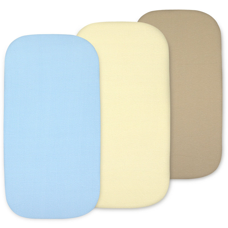 Ensemble de draps 3 pièces Bublo Baby, Bleu / crème / sable