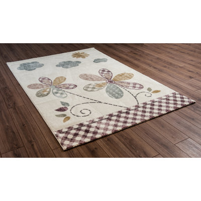 Sarah-Louise Floral Indoor / Outdoor Area Rug