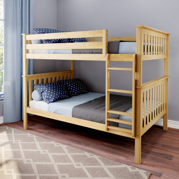 Harriet Bee Bolles Solid Wood Standard Bunk Bed by Harriet Bee ...