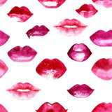Watercolor Lips Abstract Vinyl Wallpaper Roll by Jamie Graney