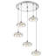 5 - Light Chrome LED Cluster Pendant
