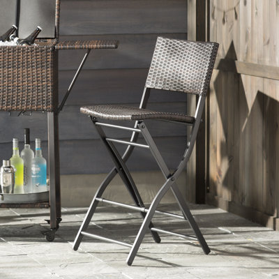 Akshaye Outdoor 28'' Bar Stool