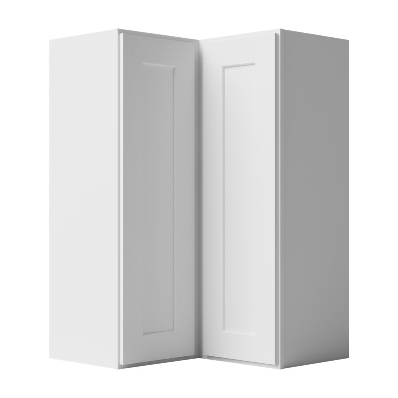 Armoire murale d'angle, 24" W x 36" H x 12" D, Blanc