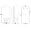 Outdoor Wall Light L 1 S with Motion Sensor incl. House Numbers E27-6387207