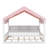 All-In-One Daybed With LED Lights, Bookshelf Storage, Fence & Dream Curtain-1981473211