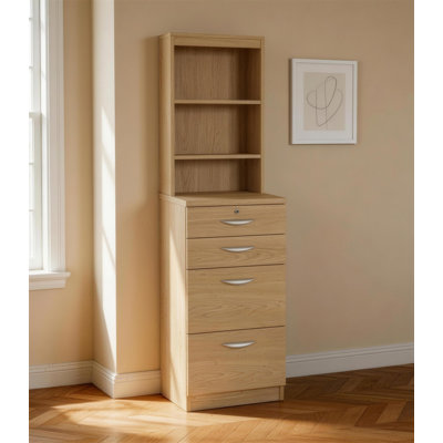 Bettijane 48cm Wide 4 -Drawer File Cabinet