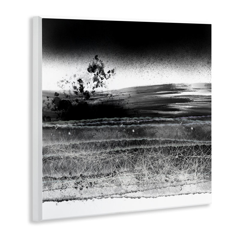 «Dusty Landscape», plaque murale monochrome, conception par Atelier Posters
