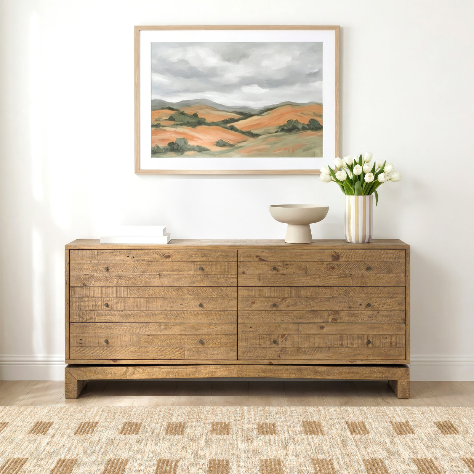 Henn 6 - Drawer Double Dresser