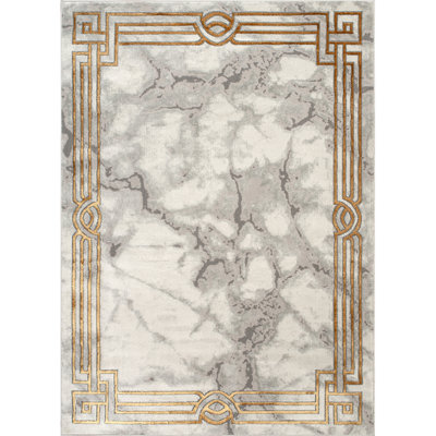 Monaco Series Abrstract Black/Gray/Ivory/Beige Area Rug