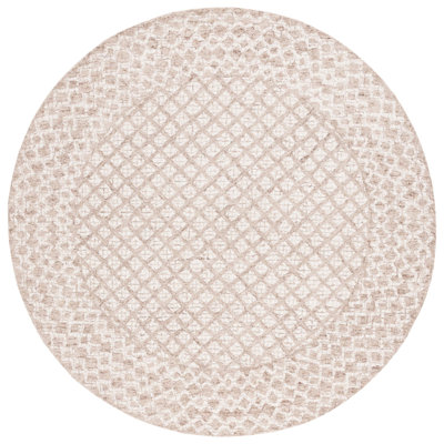 Abstract Hand Tufted Wool, Cotton Geometric Rug