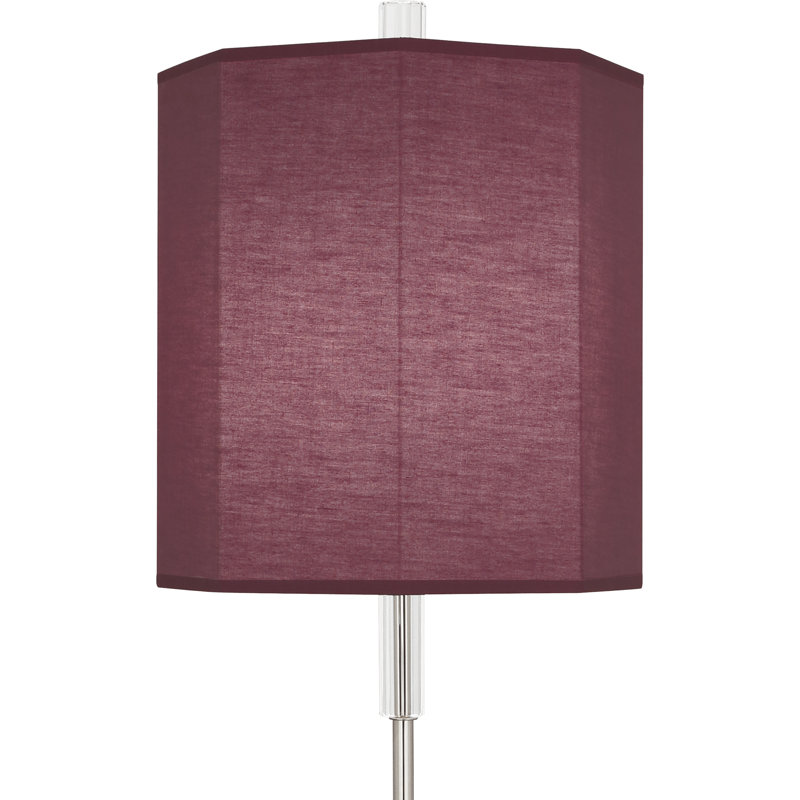 Kate Table Lamp, Vintage Wine, Chrome