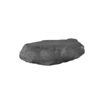 Cast Boulder Coffee Table, Charcoal Stone, Large