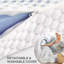 Protecteur de surmatelas en mousse viscoélastique gélifiée à refroidissement moyen 3 po Loftus-623238792