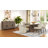 Marielle 84" Oval Pedestal Dining Table, Cocoa