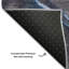 Tapis bleu marine Cerrito Amf525 lavable à la machine de qualité supérieure-103965567