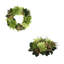 Fall Bundle with Wreath and Candleholder Centerpiece