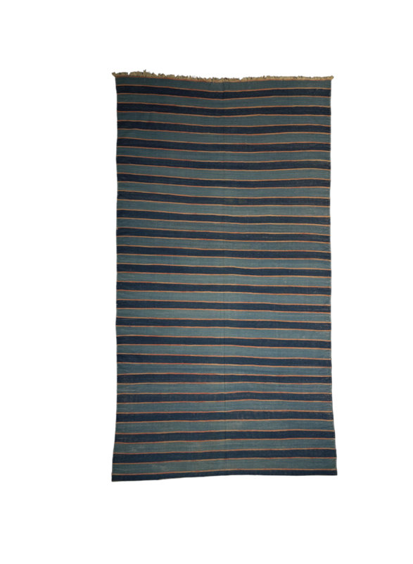 Dhurrie Wool Striped Area Rug