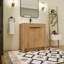 Meuble-lavabo simple autoportant 30 po avec comptoir en céramique Barrero-2130501321-2116074750