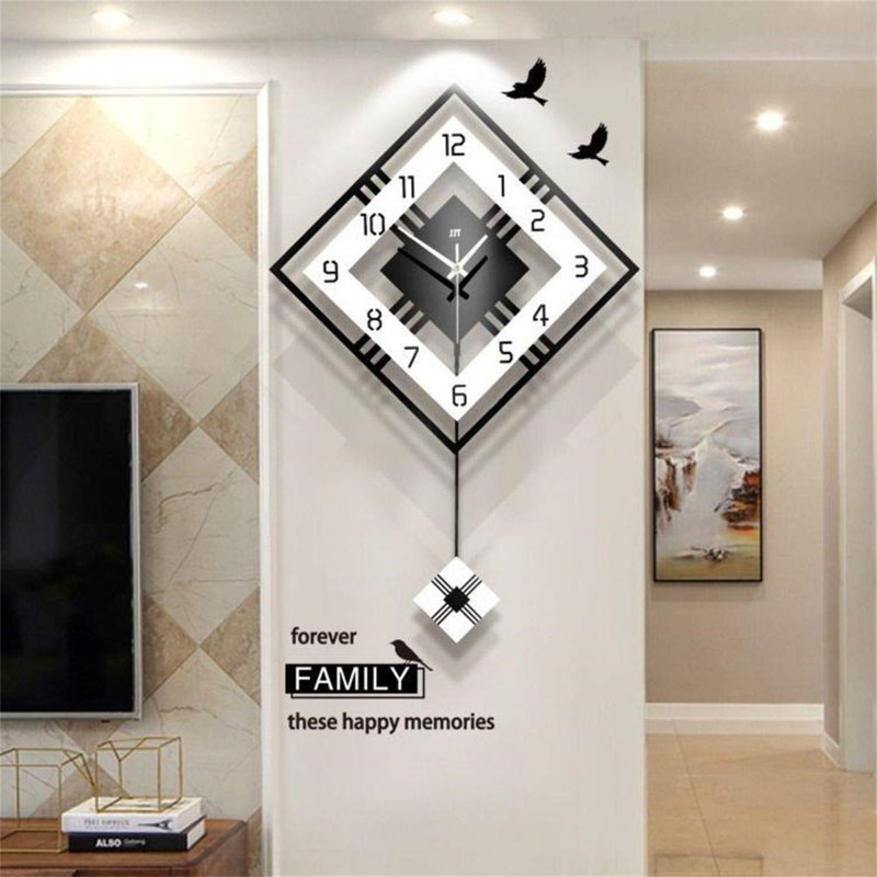Evanna Glass Wall Clock
