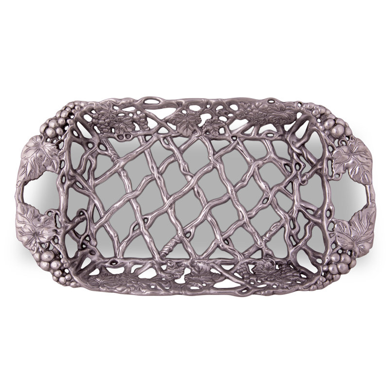 Arthur Court Designs Grape Aluminum Platter