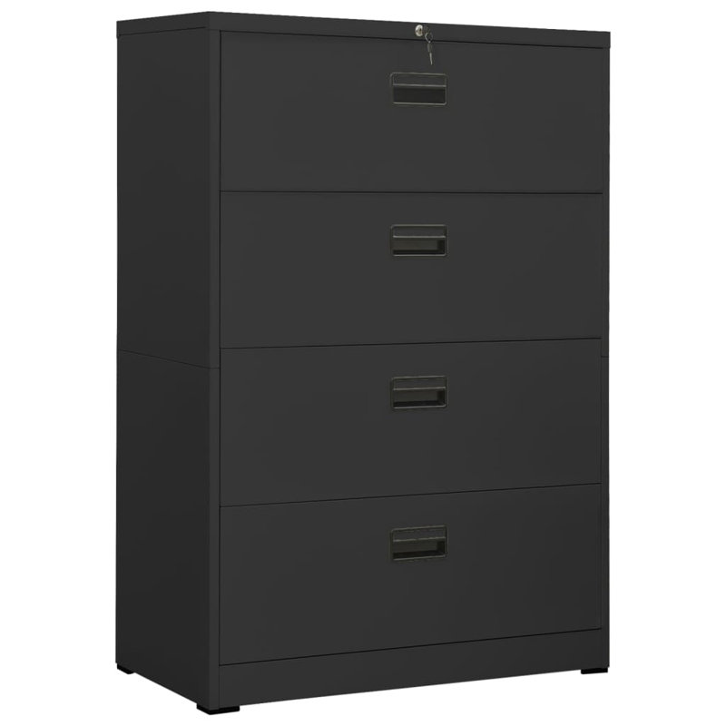 Classeur sous le bureau, Anthracite