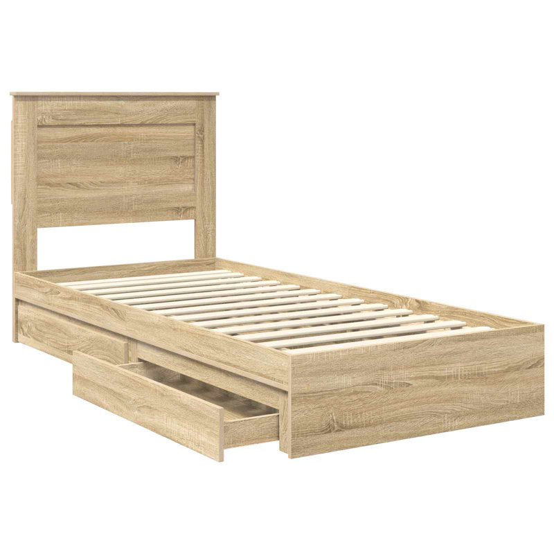 Bed, Sonoma Oak, Small Single (2'6)