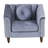 Mikole Velvet Chesterfield Chair-116803840