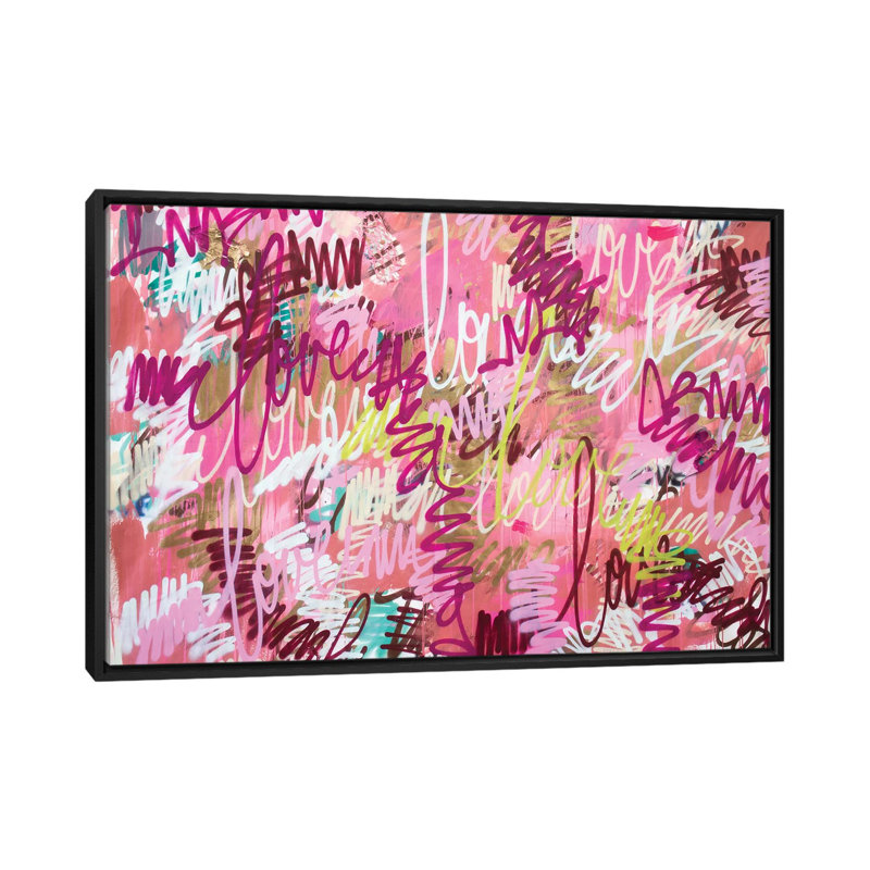 « three layers à gâteaux », impression sur toile, H 18 po x l 26 po x P 1,5 po, Toile encadrée noire, Pas de tapis
