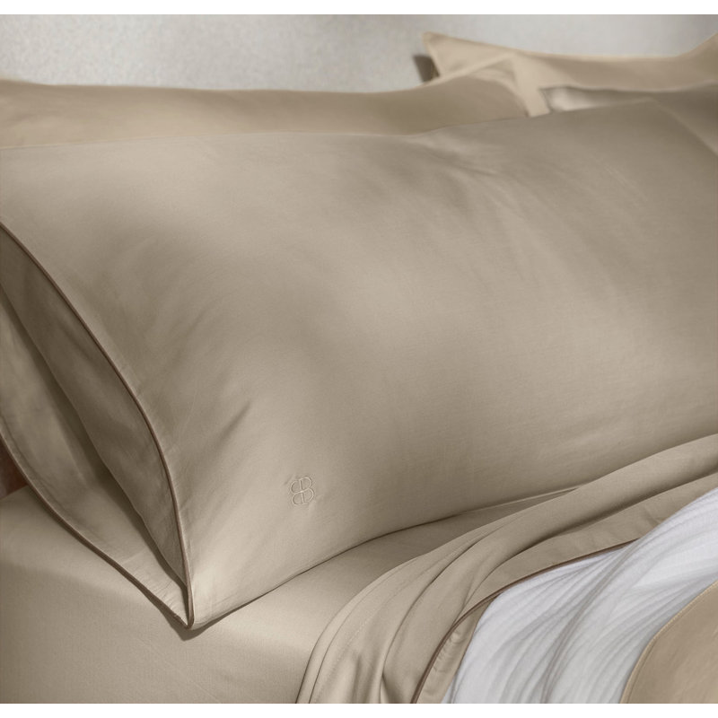Signature Embellished Sheet Set, Cal.King Sheet Set with 4 Additional Pieces, Oak;Walnut