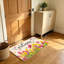 Tapis de sol de bienvenue pour patio/entrée (51 x 81 cm) avec motif tulipe, papillon et abeille.