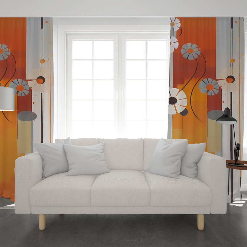 Paire de rideaux obscurcissant en polyester Frodsham, L 56 po x H 78 po