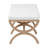 bali & pari Maliyah Japandi Natural Jute Accent Bench