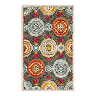 Tapis Bungalow Rose Oualida Caimin
