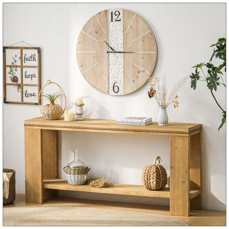 Console 63 "avec tablette de rangement Boho