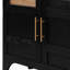 Armoire de cuisine de style champêtre avec arche et rangement multifonctionnel et durable-1308737610