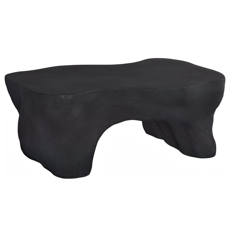 Strata Coffee Table, Charcoal Stone