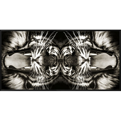 "Panneau de miroir tigre 1"