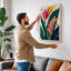 Duet Botanical - Wrapped Canvas-988811960-988811961