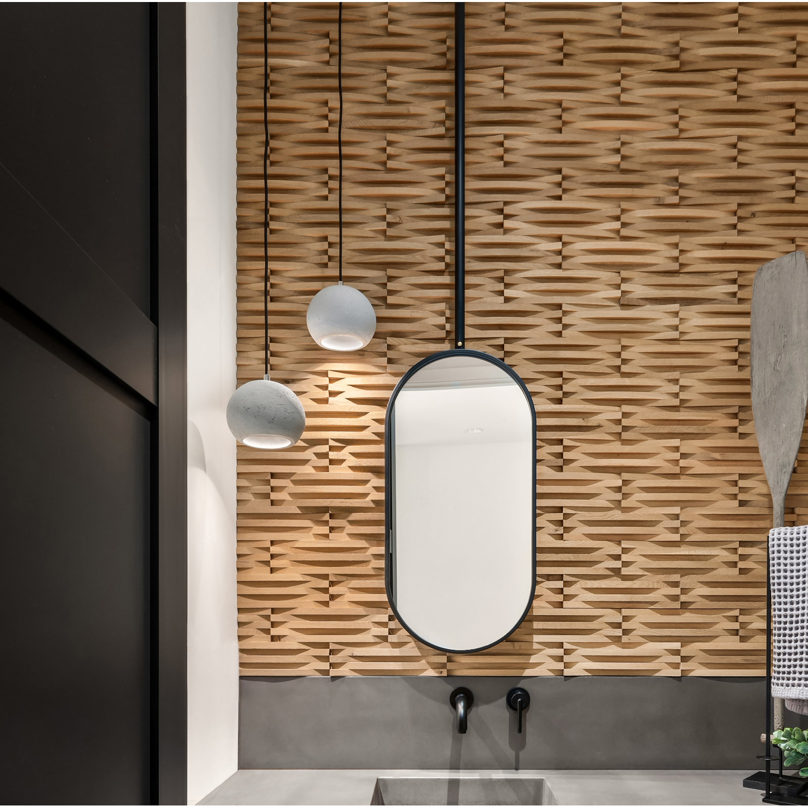 Campo Dimmable Concrete Single Light Pendant